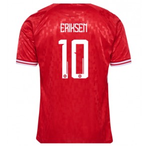 Danmark Christian Eriksen #10 Hemmatröja EM 2024 Kortärmad